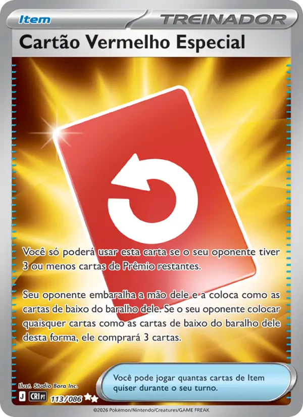 Cartão Vermelho Especial #113