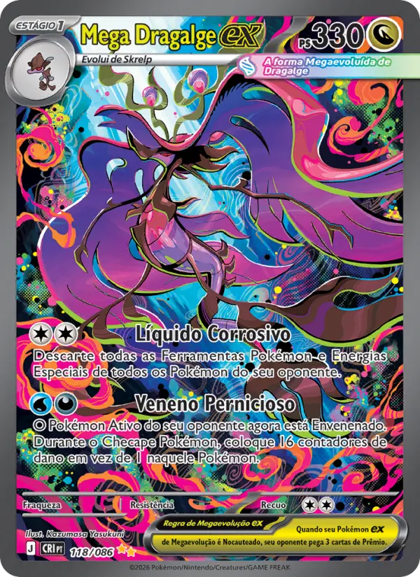 Mega Dragalge ex #118 — Caos Ascendente