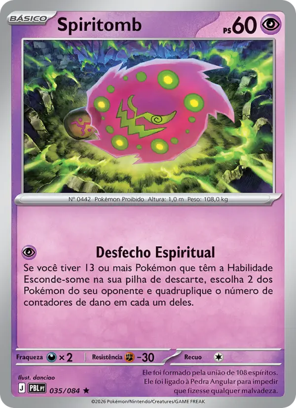 Spiritomb #035 — Escuridão Absoluta