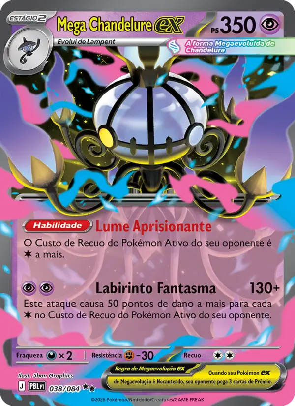 Mega Chandelure ex #038
