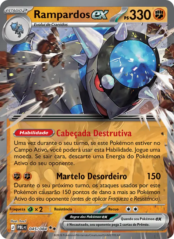Rampardos ex #045