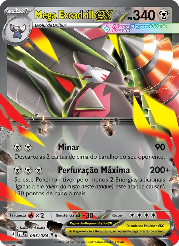 Mega Excadrill ex #065
