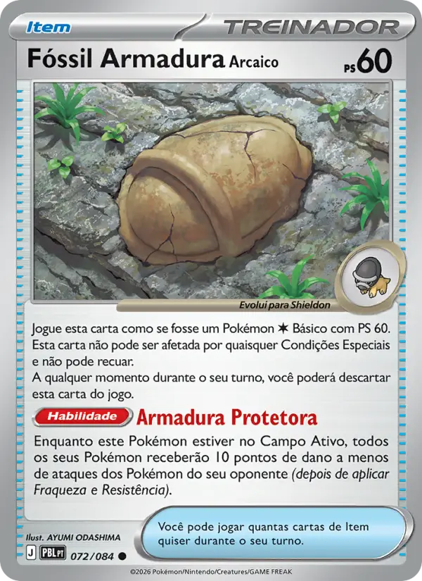 Fóssil Armadura Arcaico #072