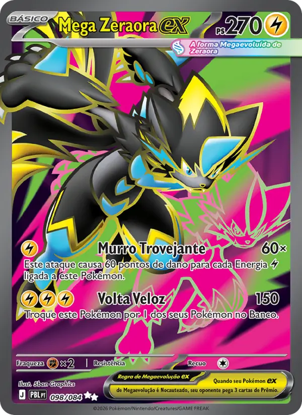 Mega Zeraora ex #098