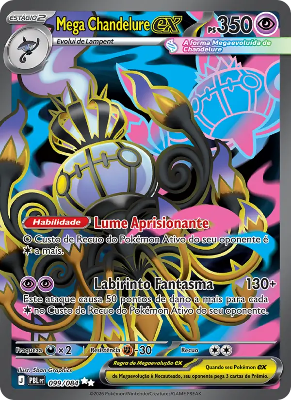 Mega Chandelure ex #099