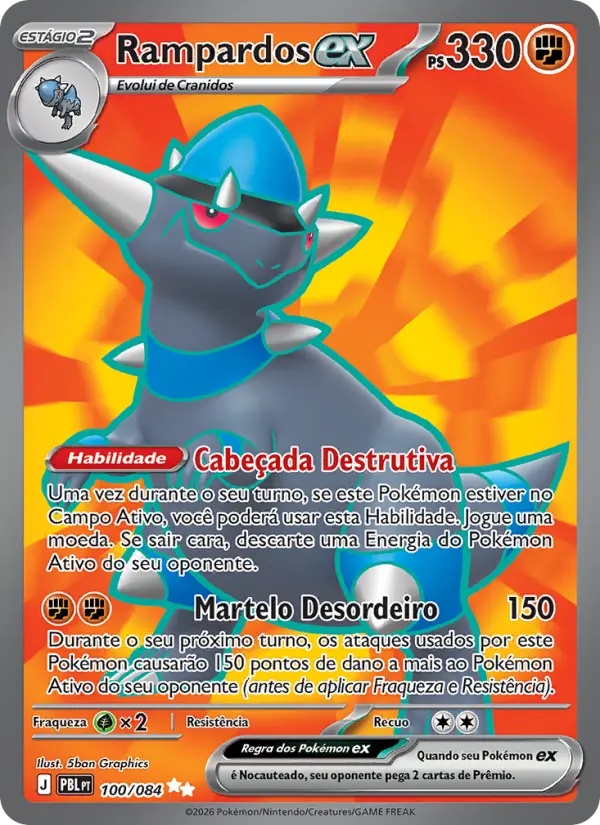 Rampardos ex #100