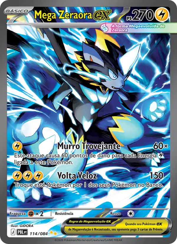 Mega Zeraora ex #114