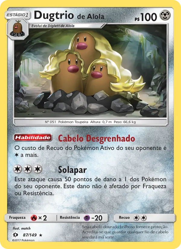 Dugtrio de Alola #87