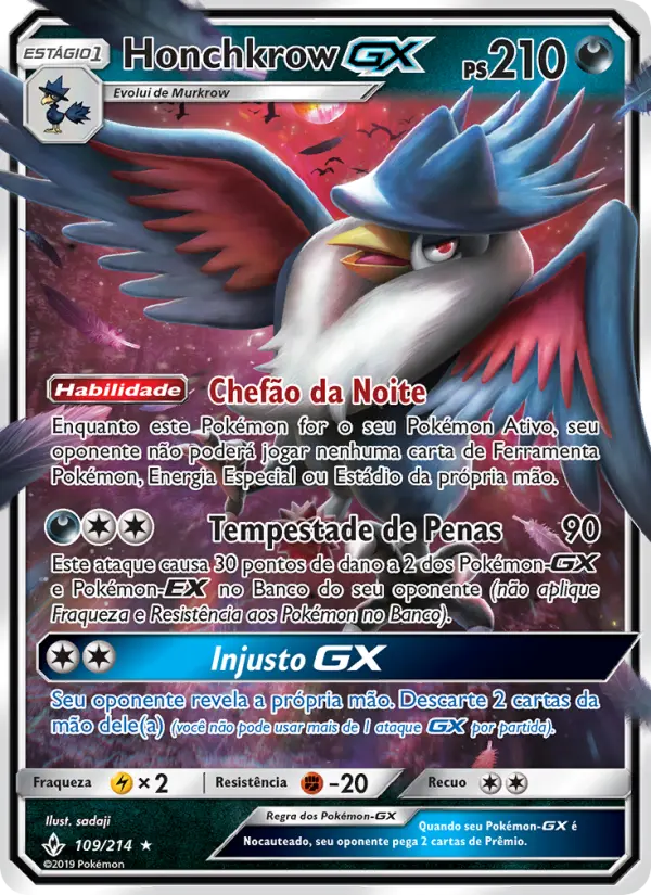 Honchkrow GX #109
