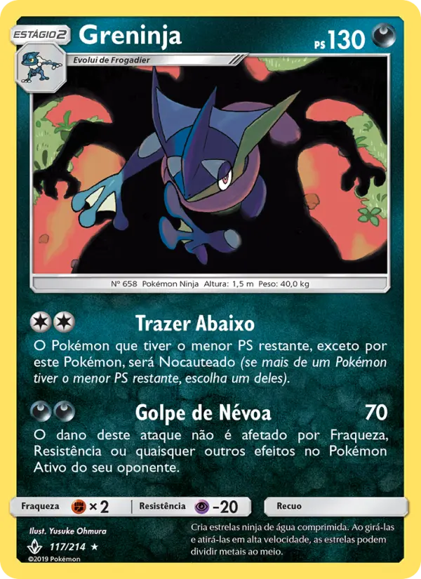 Greninja #117 — Elos Inquebráveis (Reverse Holo)