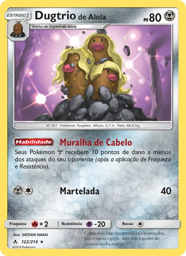 Dugtrio de Alola #122