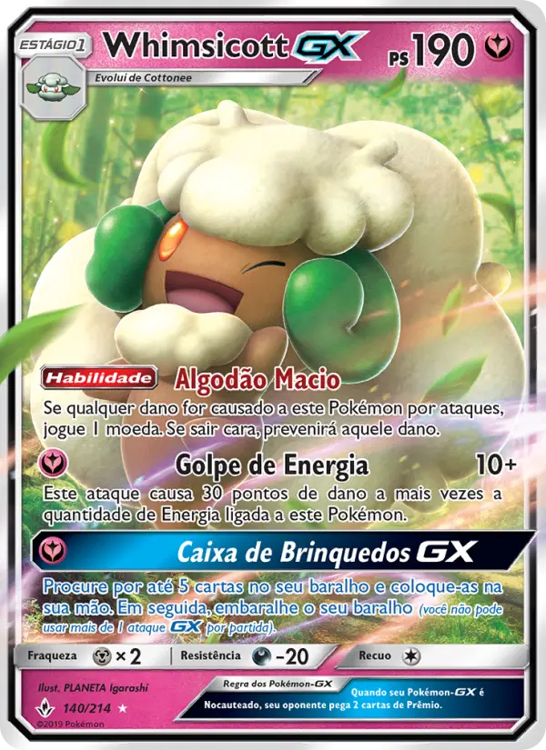 Whimsicott GX #140