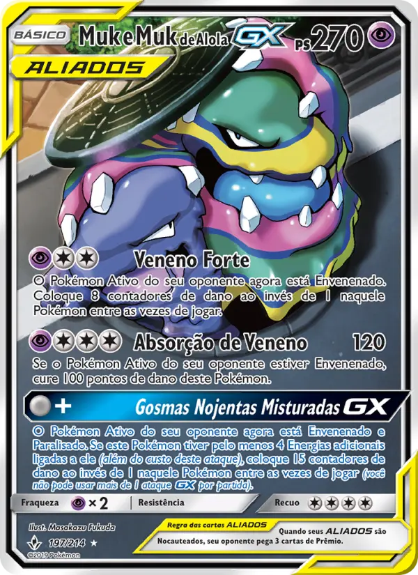 Muk e Muk de Alola GX #197 — Elos Inquebráveis