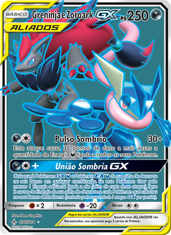 Greninja e Zoroark GX #200