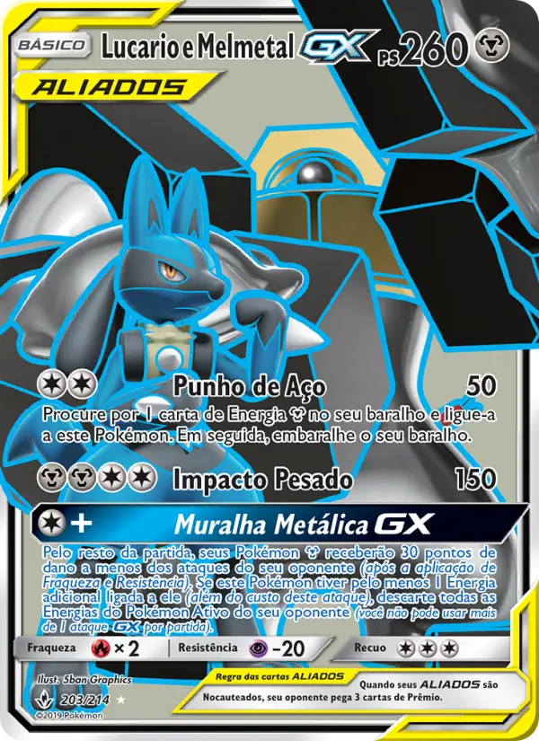 Lucario e Melmetal GX #203