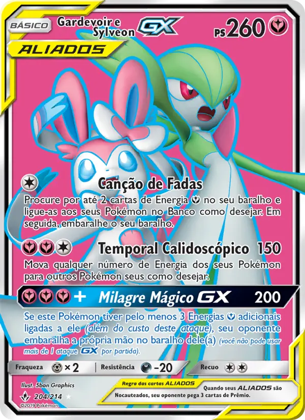 Gardevoir e Sylveon GX #204
