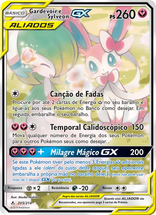 Gardevoir e Sylveon GX #205