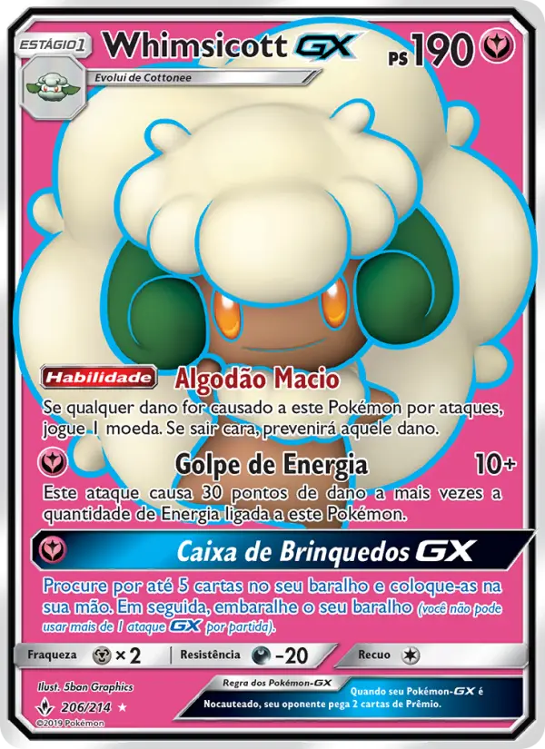 Whimsicott GX #206 — Elos Inquebráveis