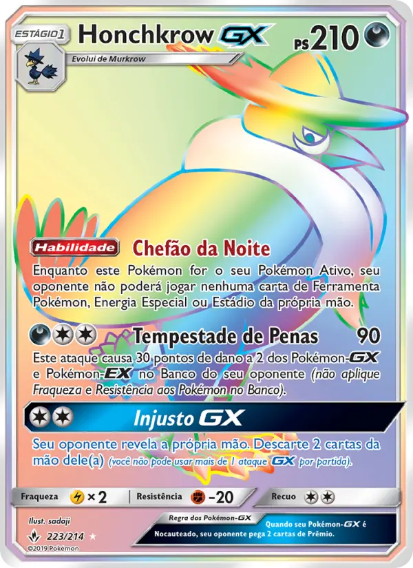 Honchkrow GX #223 — Elos Inquebráveis