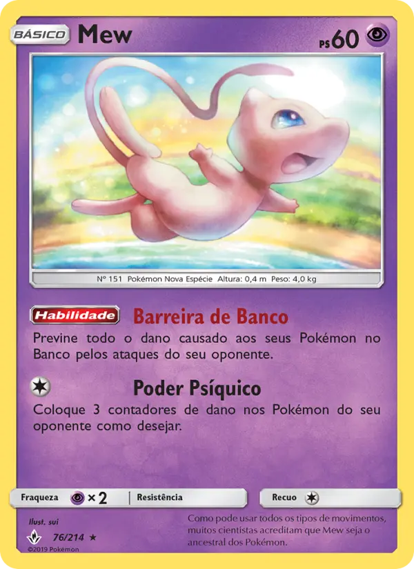 Mew #76 — Elos Inquebráveis (Reverse Holo)