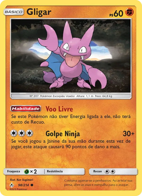 Gligar #98 — Elos Inquebráveis (Reverse Holo)