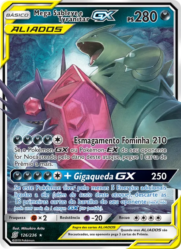 Mega Sableye e Tyranitar GX #126
