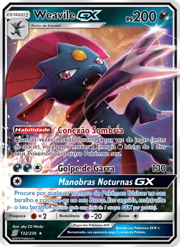 Weavile GX #132 — Sintonia Mental