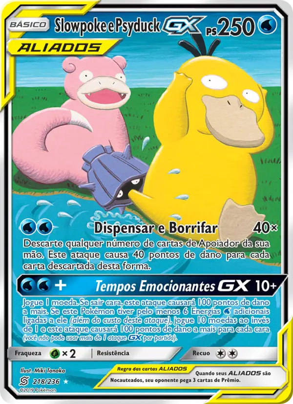 Slowpoke e Psyduck GX #218