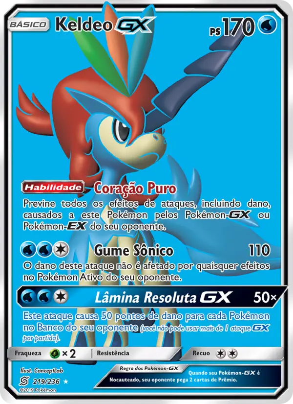 Keldeo GX #219