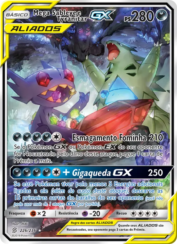 Mega Sableye e Tyranitar GX #226