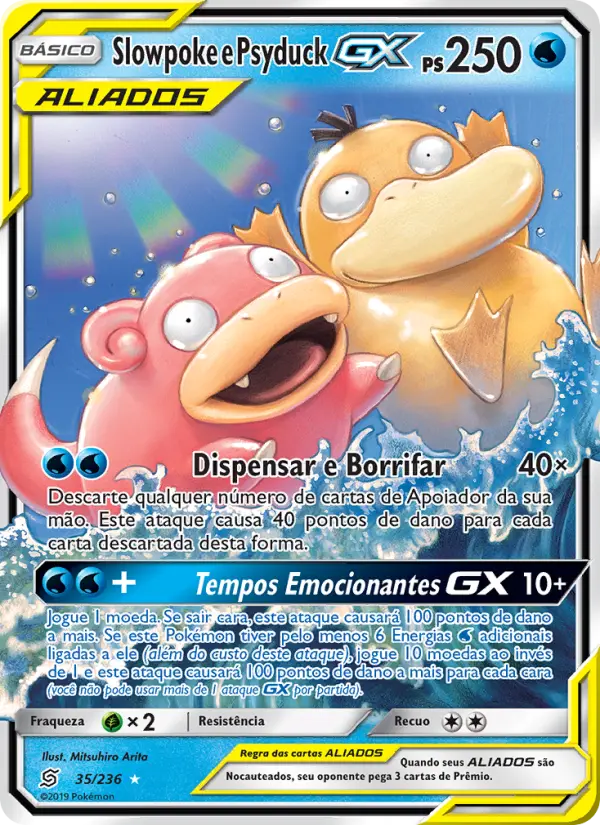 Slowpoke e Psyduck GX #35 — Sintonia Mental