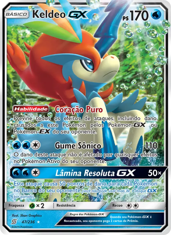 Keldeo GX #47 — Sintonia Mental