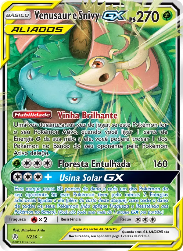 Venusaur e Snivy GX #1