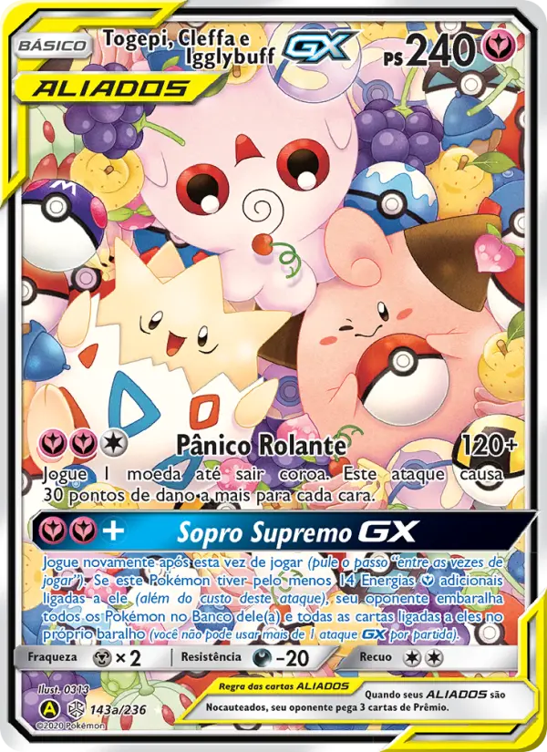 Togepi, Cleffa e Igglybuff GX #143