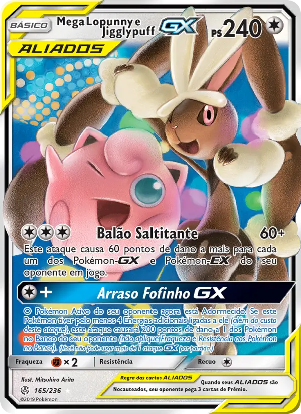 Mega Lopunny e Jigglypuff GX #165