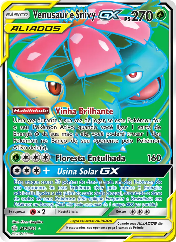 Venusaur e Snivy GX #210