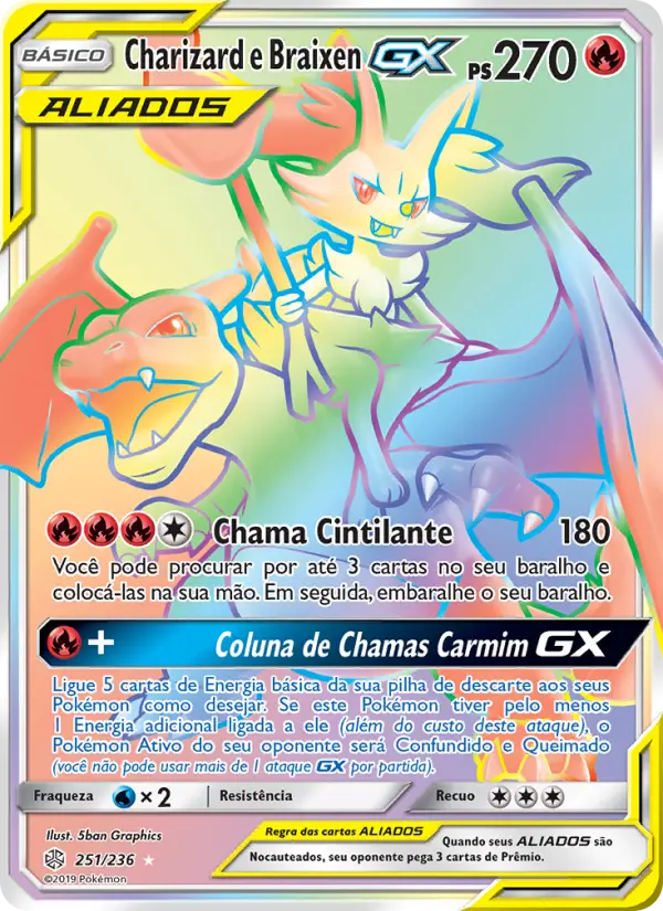 Charizard e Braixen GX #251