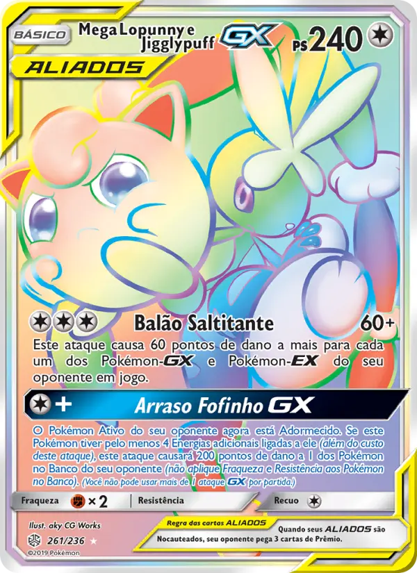 Mega Lopunny e Jigglypuff GX #261