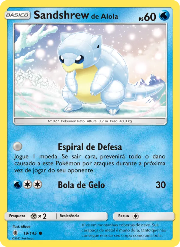 Sandshrew de Alola #19