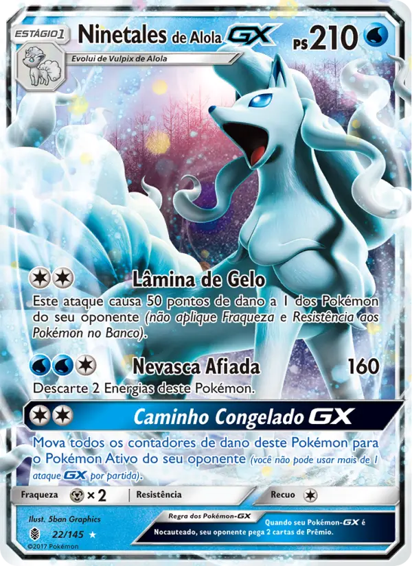 Ninetales de Alola GX #22