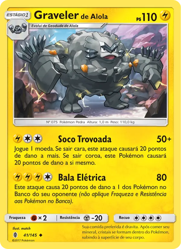 Graveler de Alola #41