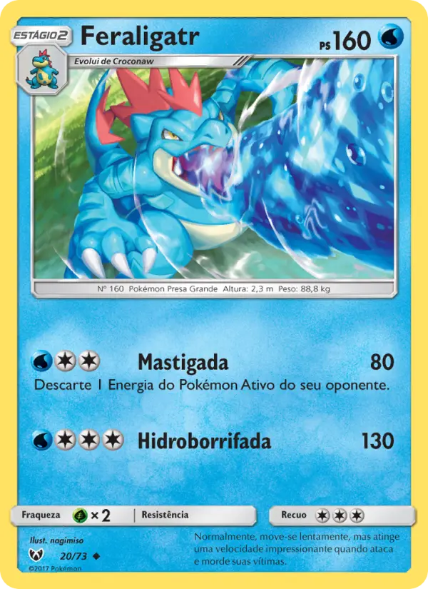 Feraligatr #20 — Lendas Luminescentes