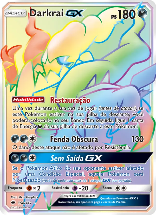 Darkrai GX #158