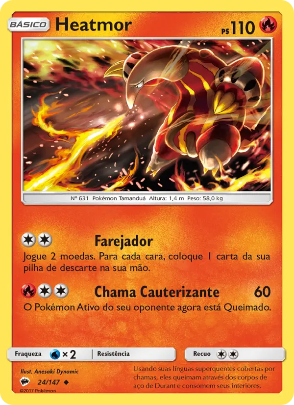 Heatmor #24 — Sombras Ardentes (Reverse Holo)