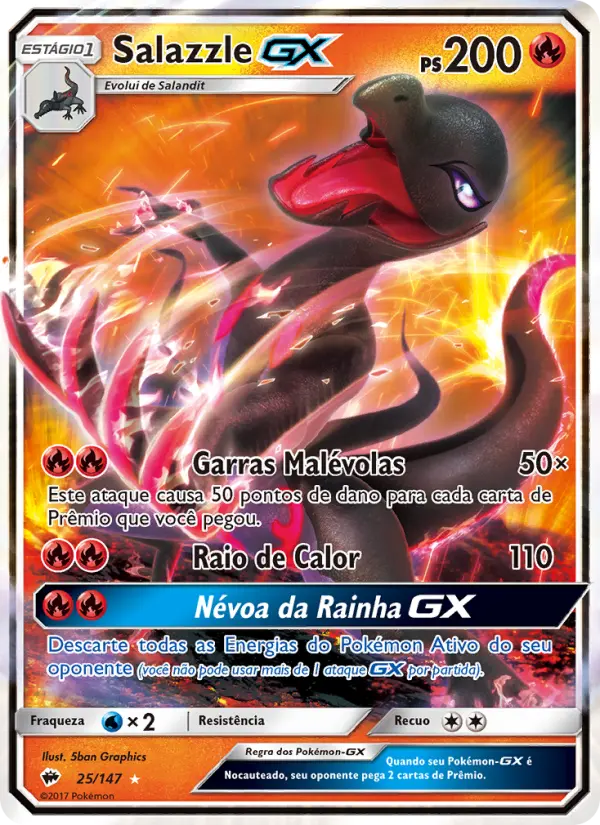 Salazzle GX #25 — Sombras Ardentes