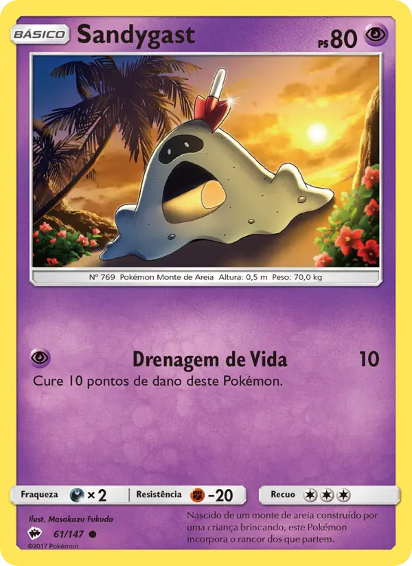 Sandygast #61 — Sombras Ardentes (Reverse Holo)