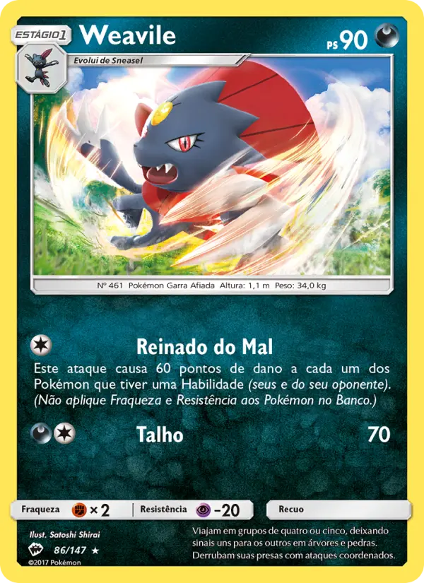 Weavile #86