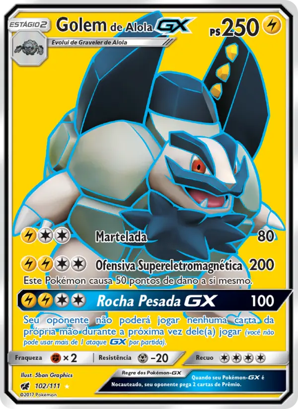 Golem de Alola GX #102