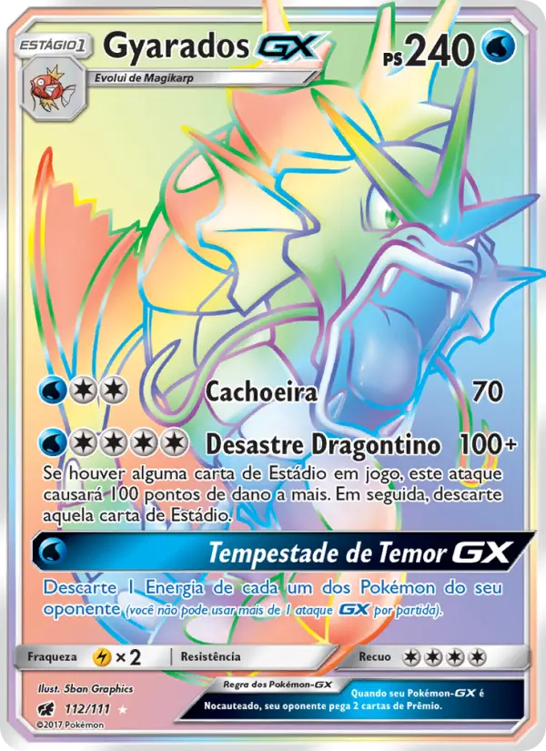 Gyarados GX #112 — Invasão Carmim