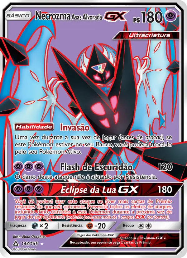 Necrozma Asas Alvorada GX #143